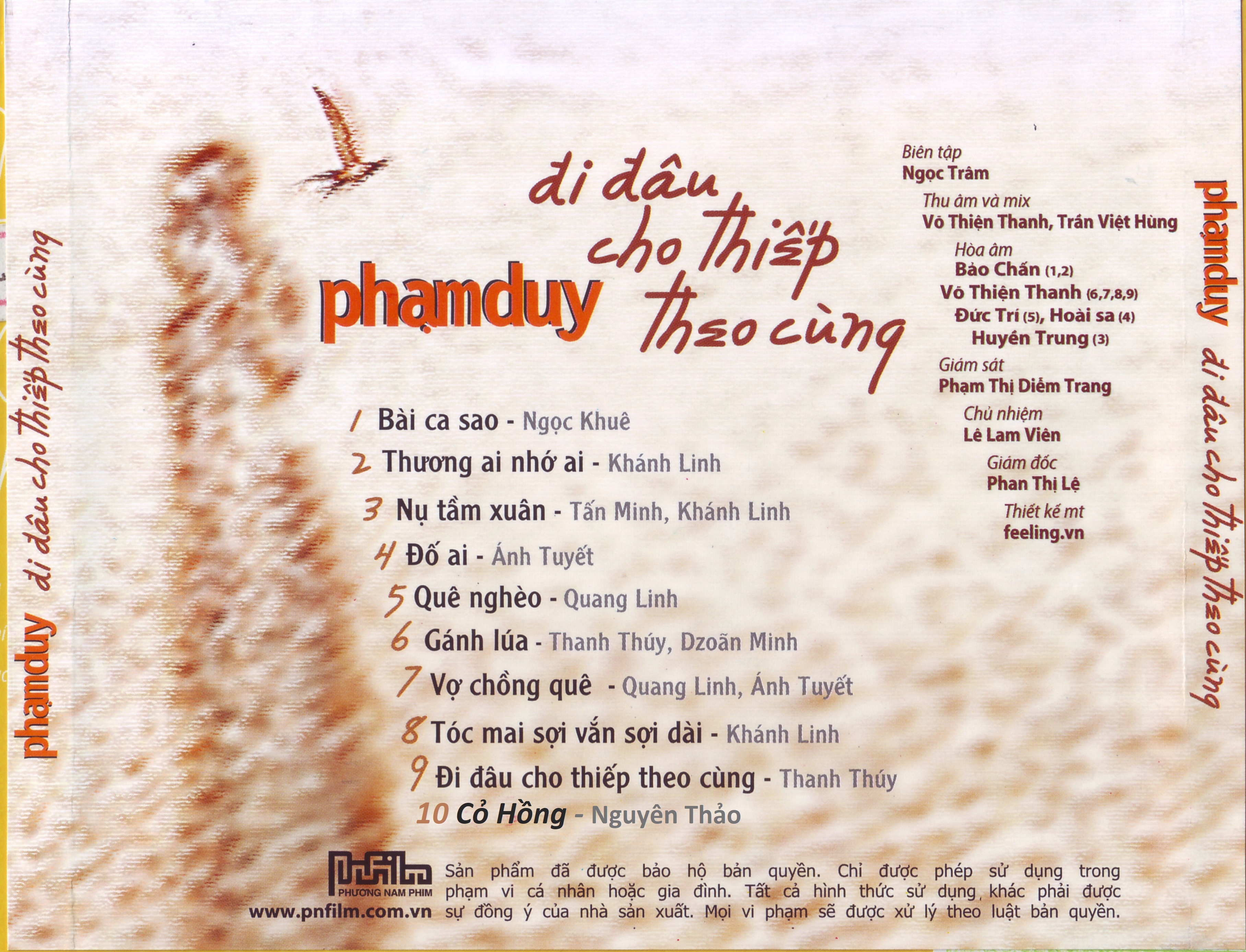 bộ 6 đĩa cd tình ca Phạm Duy 1