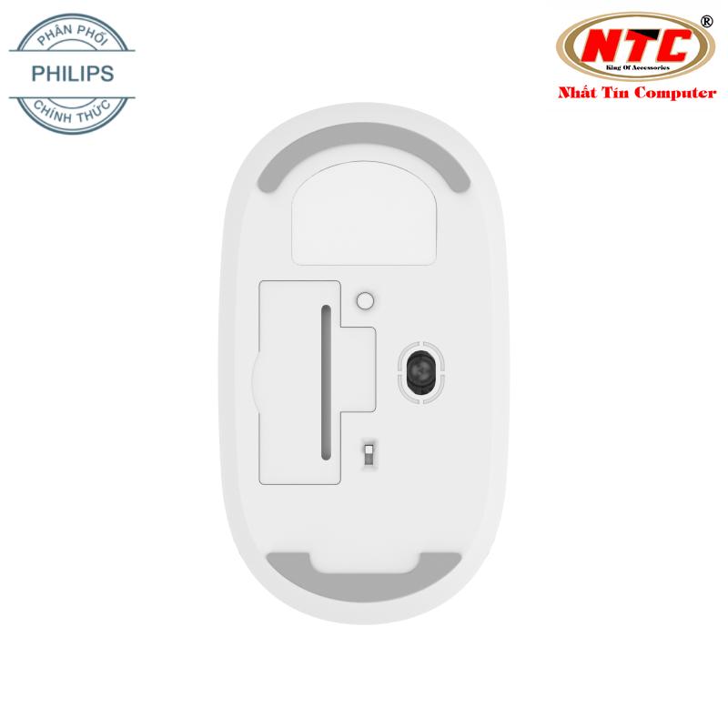 Chuột wireless Altec ALBM-7314 siêu mỏng - thích hợp dùng văn phòng (Trắng xanh) Nhất Tín Computer