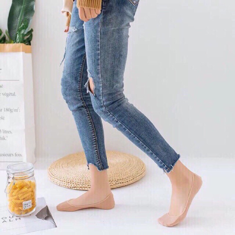 Set 2 Đôi Tất Hài Nữ Da Chân Siêu Dai