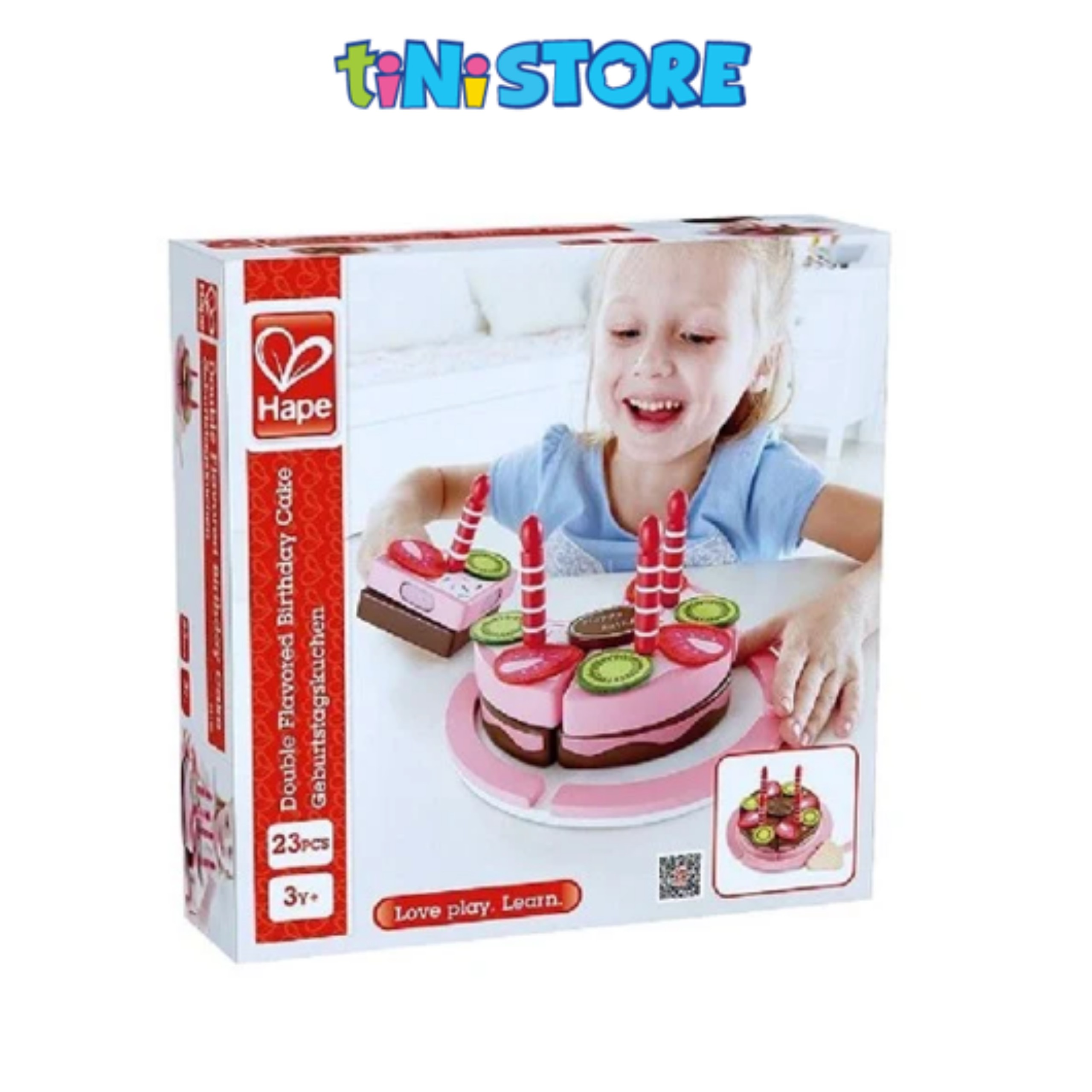 Đồ chơi bánh kem hồng HAPE