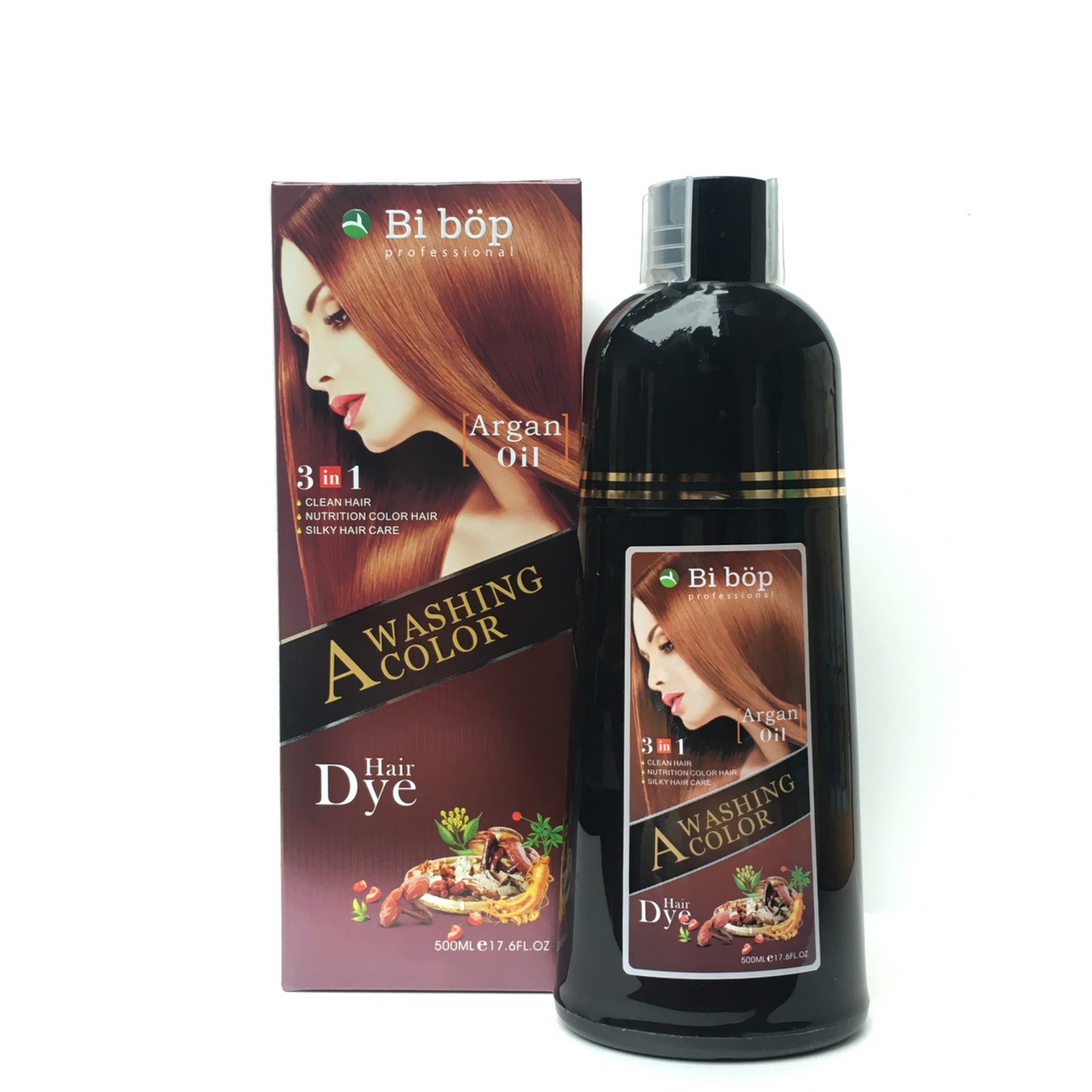 DẦU GỘI NÂU TÓC PHỦ BẠC BIBOP NHẬT BẢN 500ML
