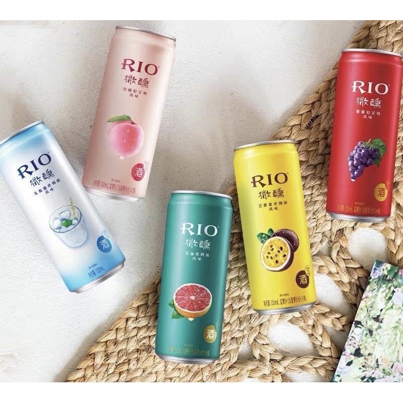 Nước Trái Cây Lên Men RIO Lon - Ăn Vặt 492