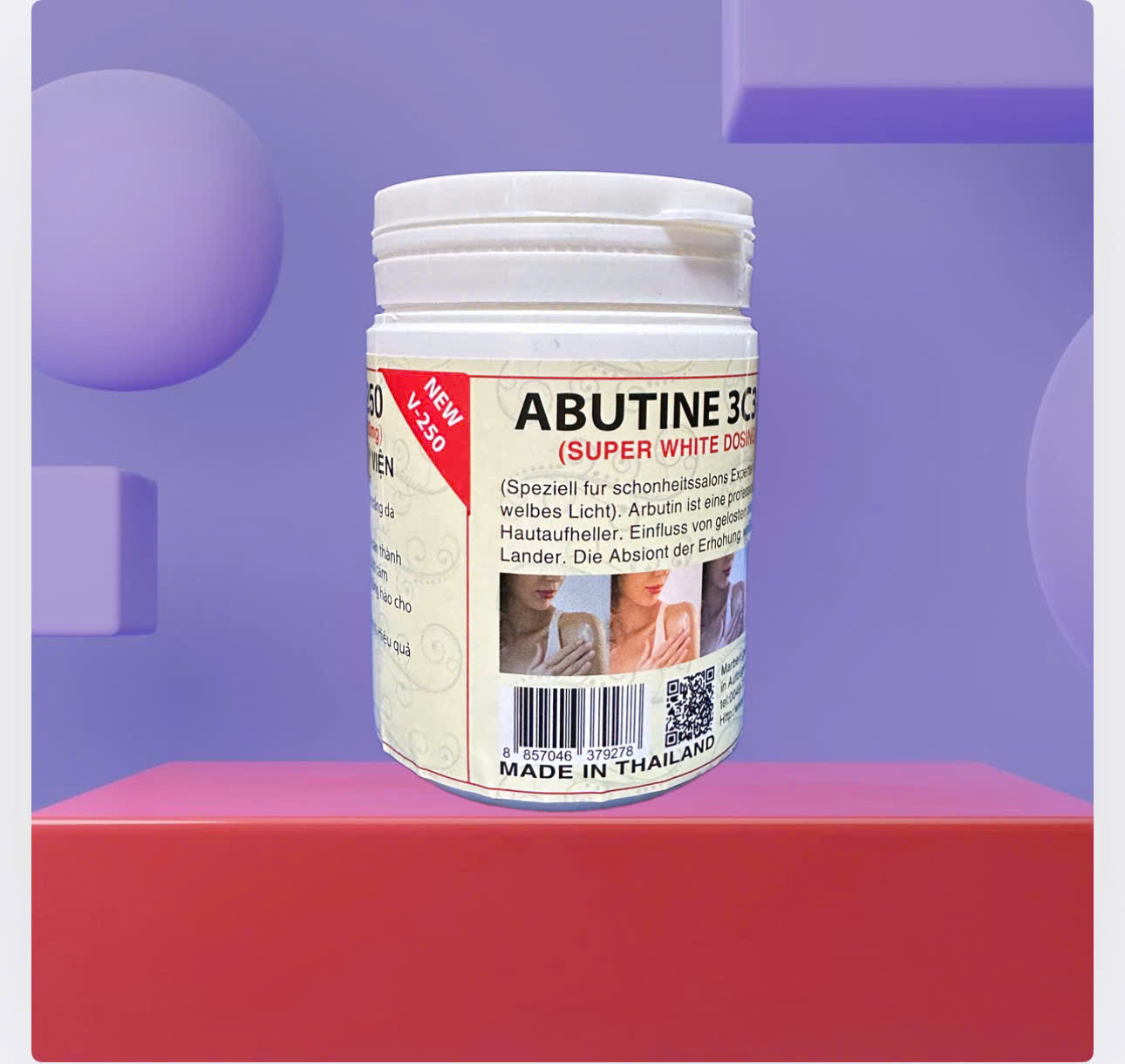 Kem Kích Trắng ABUTINE 3C3 250gr