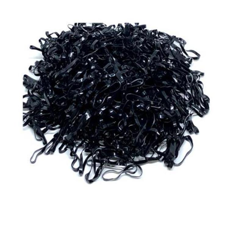 50 gram/100 gram thun cột tóc đen đủ cỡ hàng vn