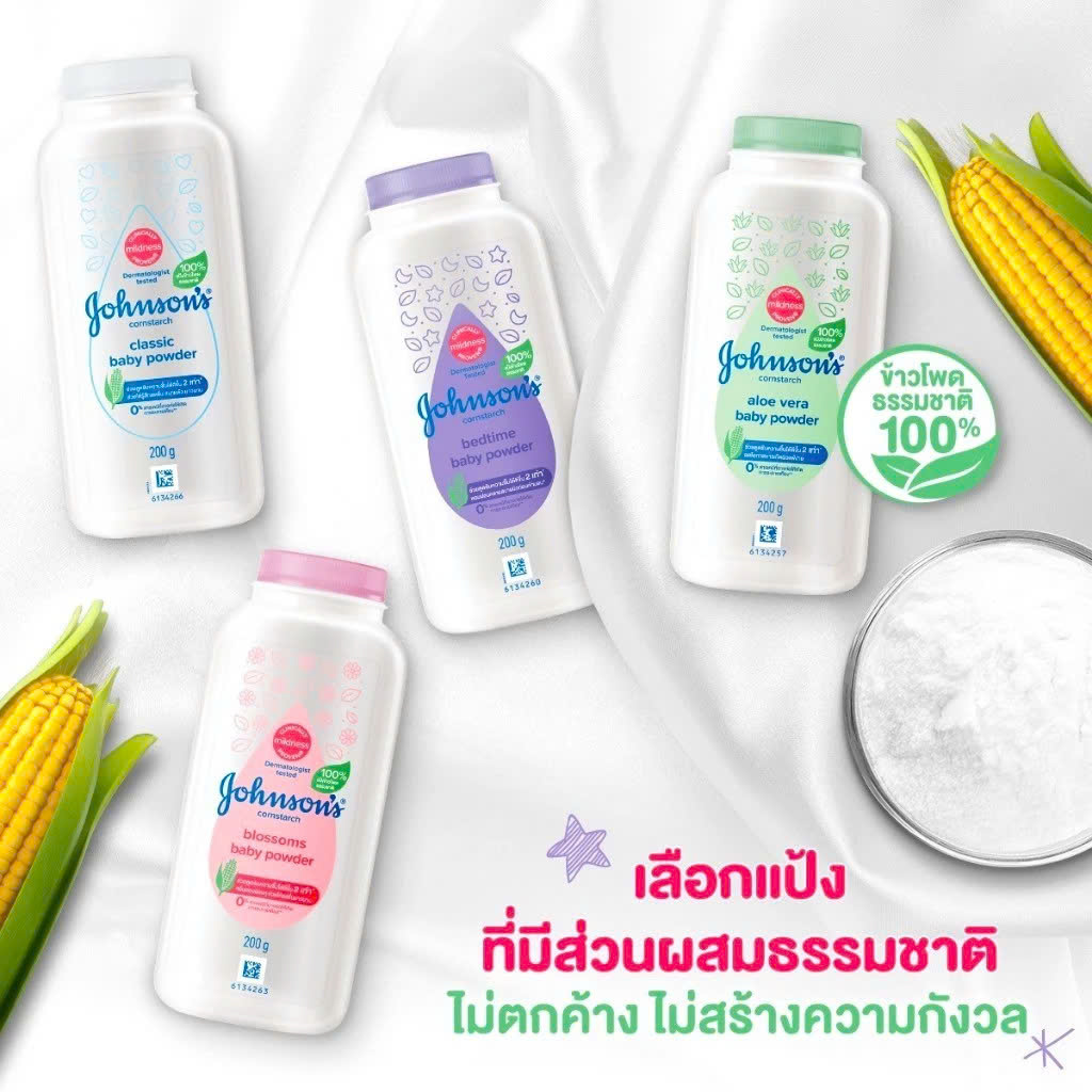 Phấn Johnson Baby Phấn rôm sẩy Thái Lan 50g 100g 200g 400g