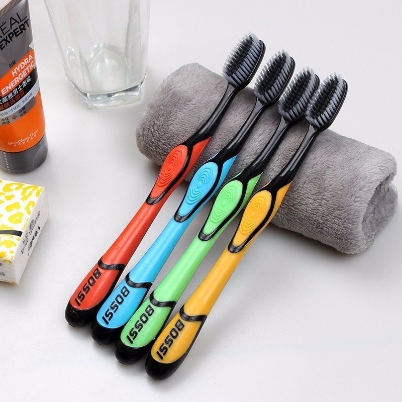 Combo 3 Bàn chải đánh răng than hoạt tính Bosi Hàn Quốc