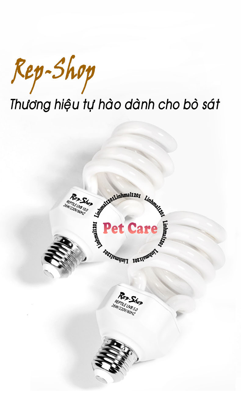 Đèn UVB cho bò sát