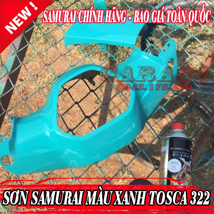 [HCM]SƠN SAMURAI MÀU XANH TOSCA - NITRON 322