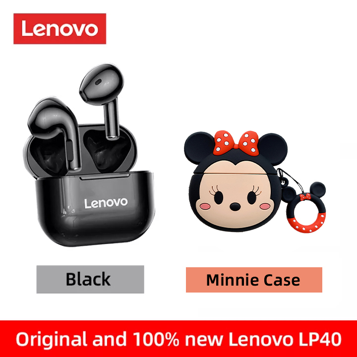 Lenovo LP40 Tai Nghe Bluetooth Tai Nghe Không Dây Mini Chất Hiệu Tai Nghe Bluetooth Chơi Thể Thao Có Mic Hỗ Trợ Gọi Video IOS