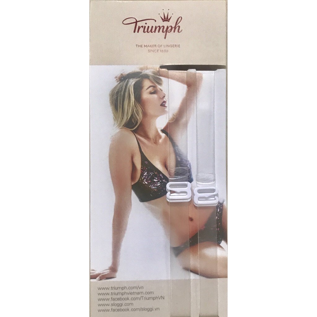 [QUÀ TẶNG KHÔNG BÁN] Combo 3 bộ dây áo ngực trong suốt TRIUMPH