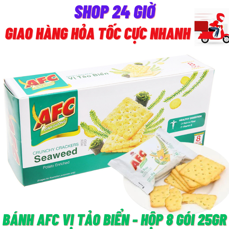 Bánh afc vị tảo biển