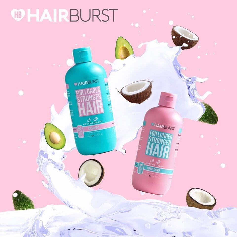 Combo Hairburst Kích Thích Mọc Tóc (Set Dầu Gội 350ml & Dầu Xả 350ml + Xịt Dưỡng Tóc 125ml)