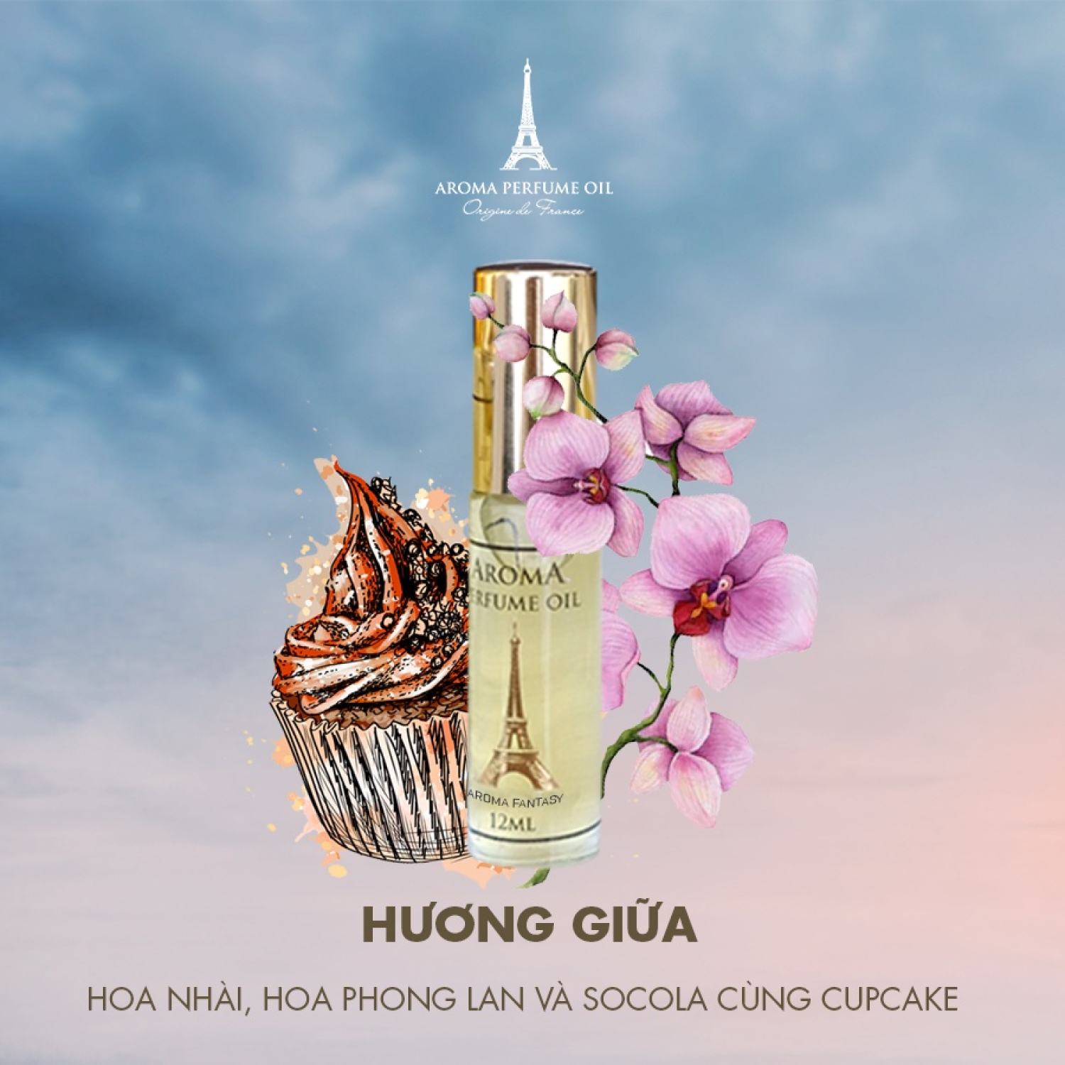 Nước Hoa Pháp Aroma Fantasy Nữ Tính Cao Cấp