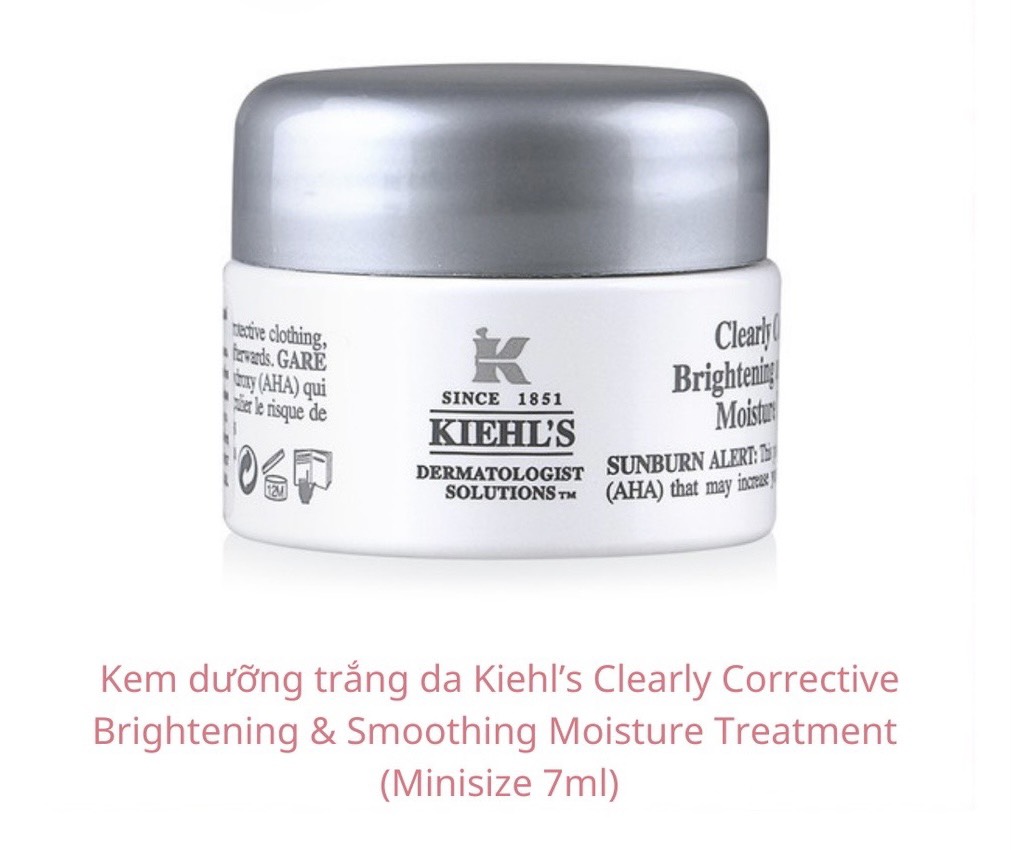 Kem dưỡng trắng da, kem dưỡng ẩm kiềm dầu, kem dưỡng dành cho da khô và rất khô Kielhs