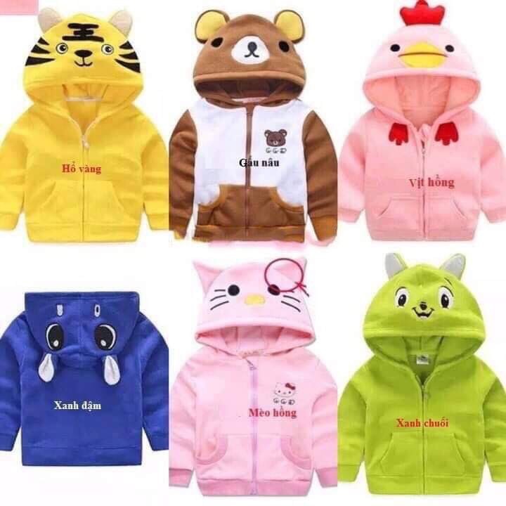 [HCM]áo khoác hình thú thêu chống nắng