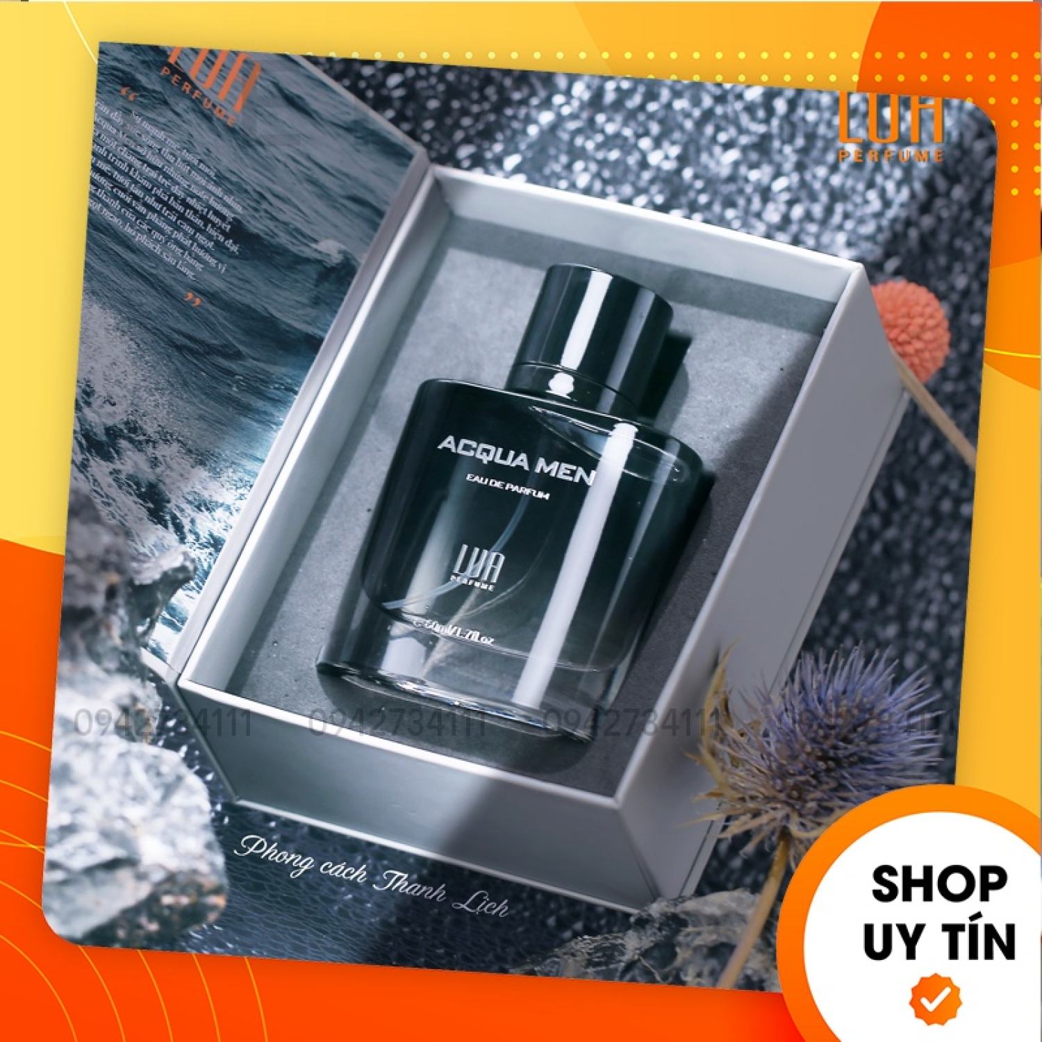 Nước Hoa Nam Acqua Men 60ml LUA Perfume Chính Hãng