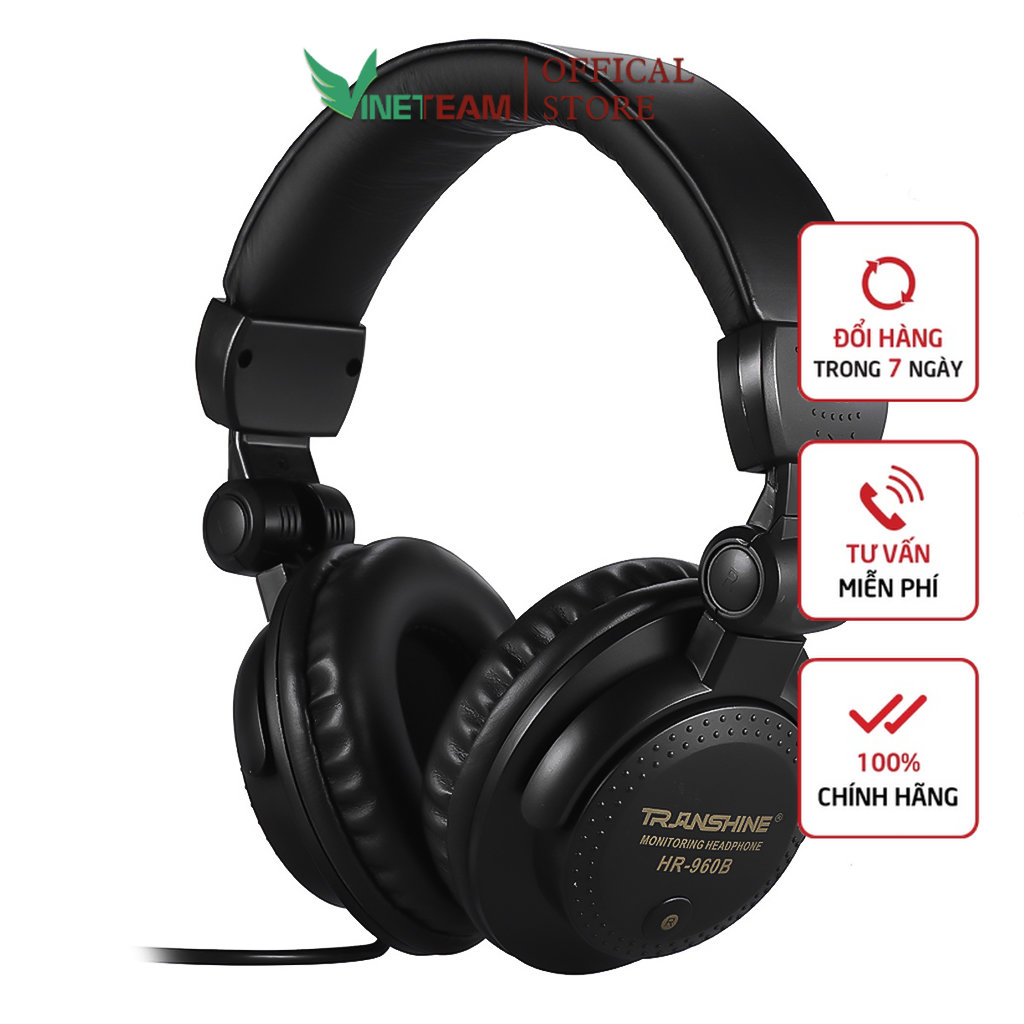 Tai nghe kiểm âm transhine hr-960b - tai nghe chụp tai 960b