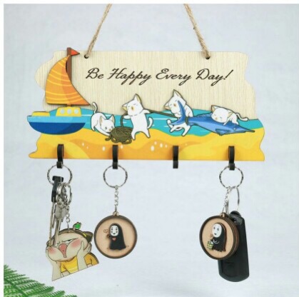 ]Bảng gỗ 3D nhiều mẫu mã có sẵn móc treo chìa khóa tặng kèm móc dán siêu dính