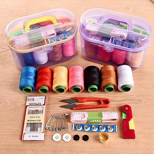 Hộp Kim Chỉ đa Năng - Bộ Hộp Kim Chỉ May Vá Hộp Kim Chỉ Khâu đa Năng Tiện Lợi Khâu Vá Quần áo bán tại shop CLEVER HCM - SHOP.