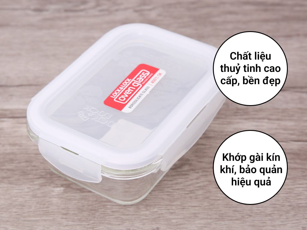 Hộp Thuỷ Tinh Chịu Nhiệt Cao Cấp Lock&Lock