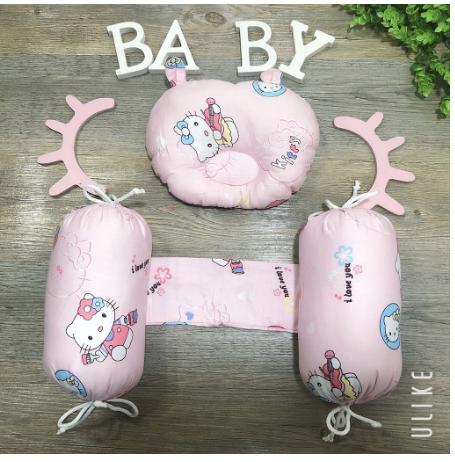 Bộ Gối chặn Bông Sơ sinh cho bé