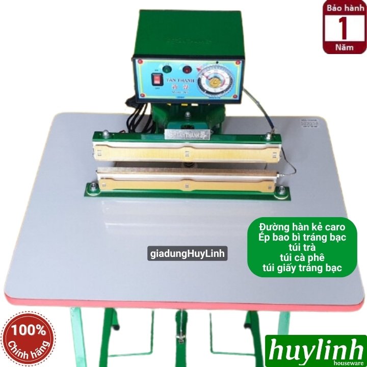 Máy hàn miệng túi đạp chân Tân Thanh M5-400 [M5-300] [máy ép dẻo] [Máy ép túi cà phê - túi trà - túi bạc - túi giấy]