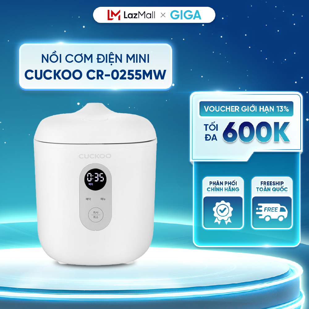 [ Hỏa tốc HN - HCM ]  Nồi cơm điện mini  Cuckoo CR-0255MW