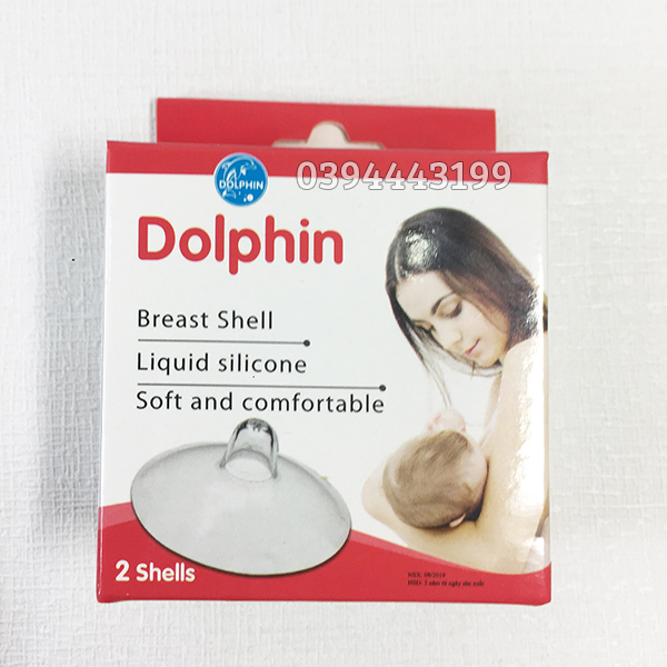 Hỗ Trợ Đầu Ty (Trợ ty) Silicone cho mẹ Dolphin | DP030