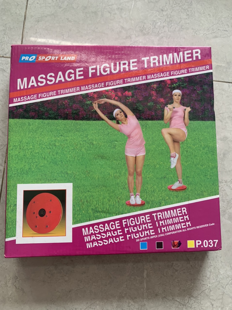 Đĩa Xoay Eo Nhựa Massage Figure P 037