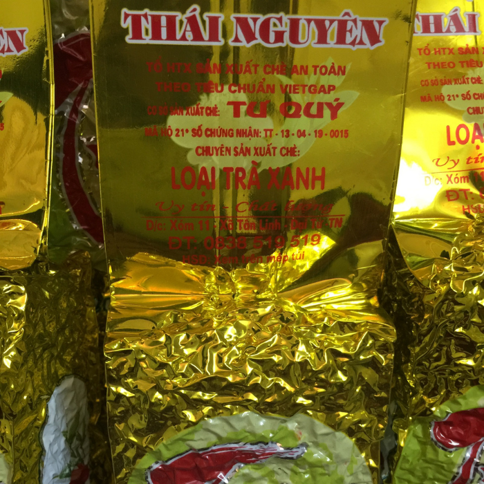 Trà xanh Thái Nguyên Tư Quý(6 gói 100g)
