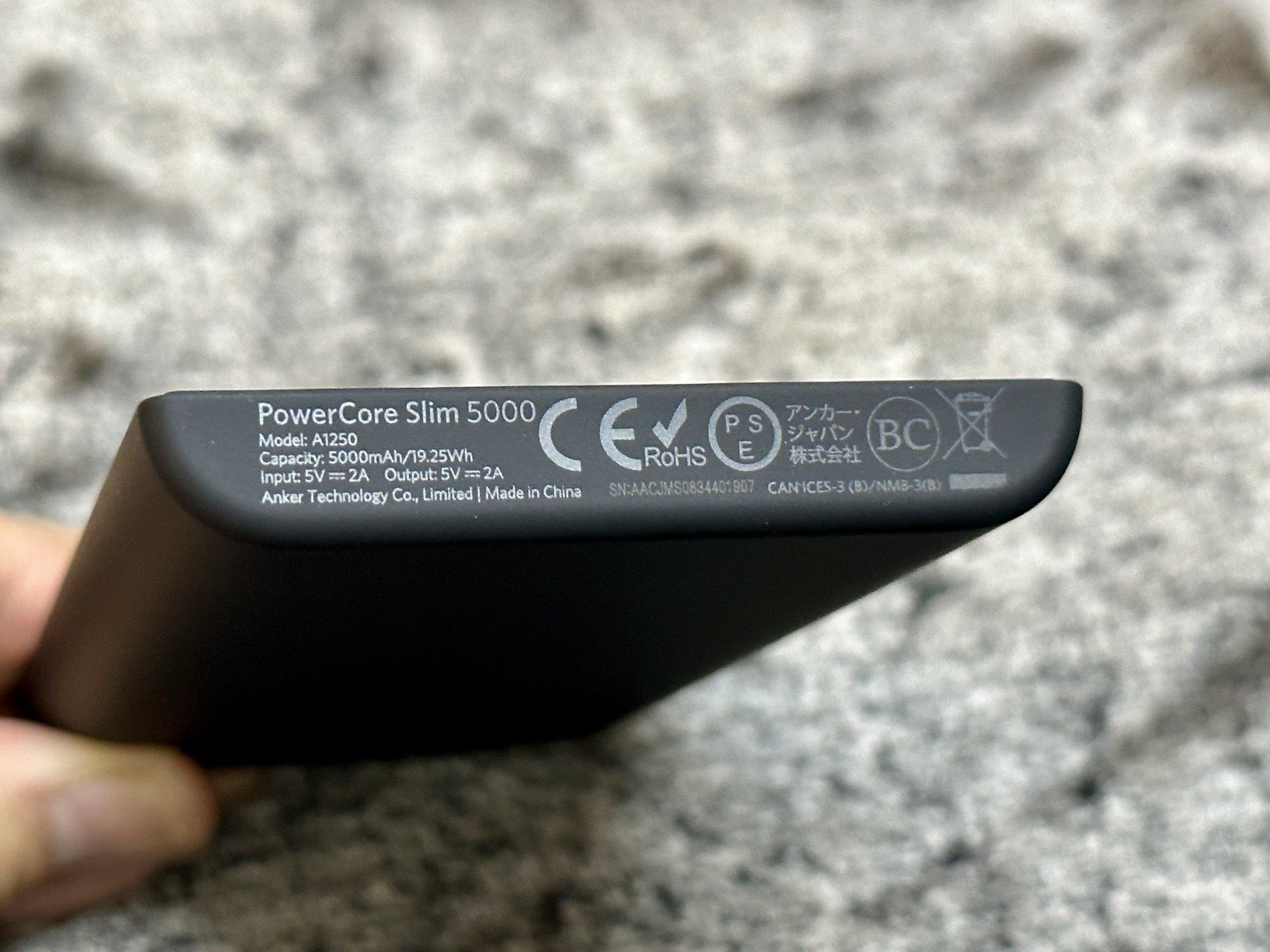 Pin sạc dự phòng Anker PowerCore Slim 5000 A1250