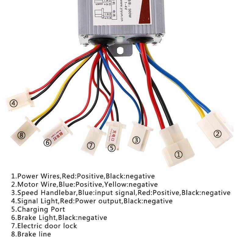 IC điều tốc IC xe điện 24v 500w