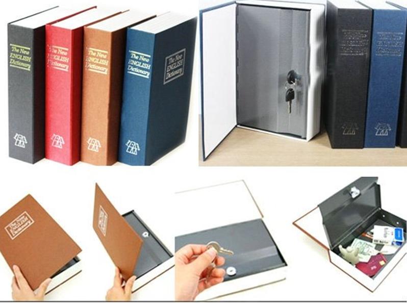 Két sắt hình quyển sách có khóa