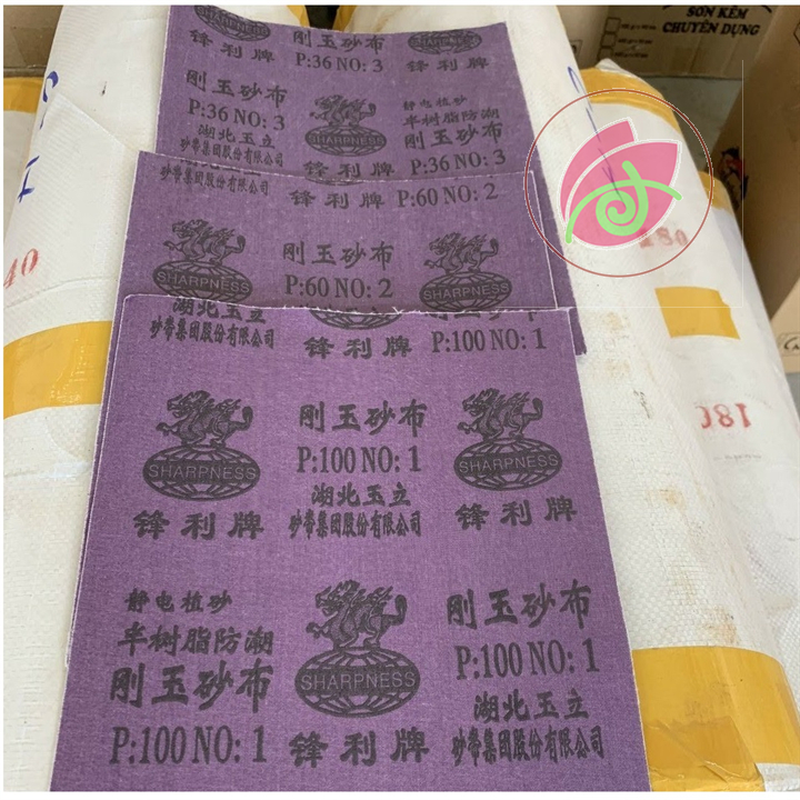Nhám vải tấm P36 , P60 , P100