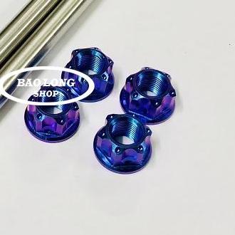 Cặp Cốt INOX 304 Full ốc Titan GR5 Gắn EXCITER 150 (màu Xanh Tím và Xanh Lục Bảo)