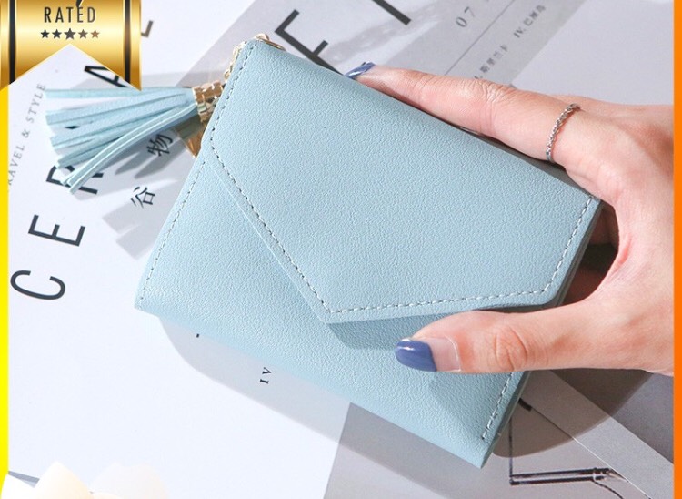 Ví Nữ Mini Cầm Tay Ngắn Phong Cách Hàn Quốc