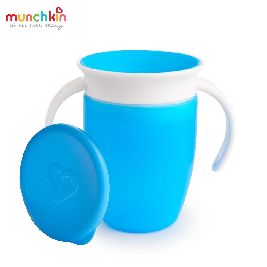 Cốc 360 độ Munchkin chống đổ, có nắp 207ml