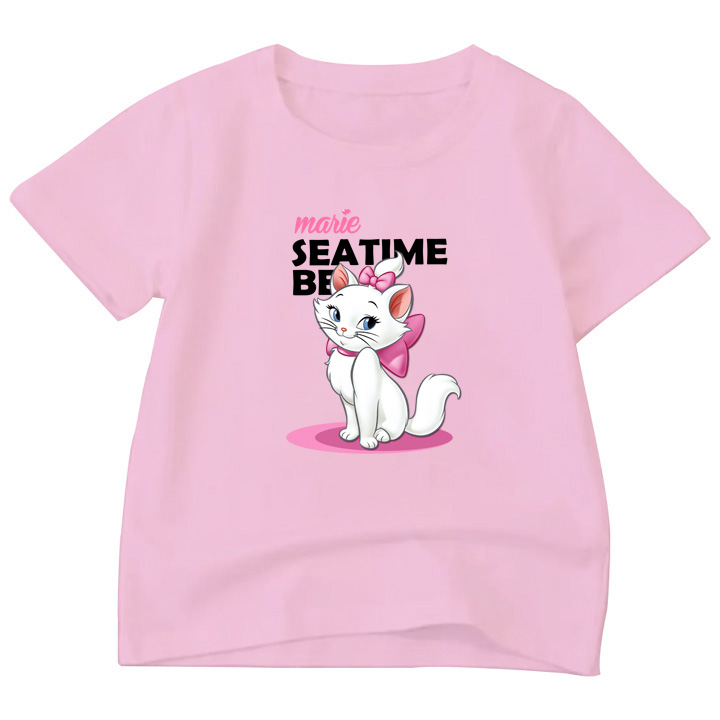 Áo thun bé gái dễ thương chất liệu polly cotton sản phẩm của thời trang Elsa