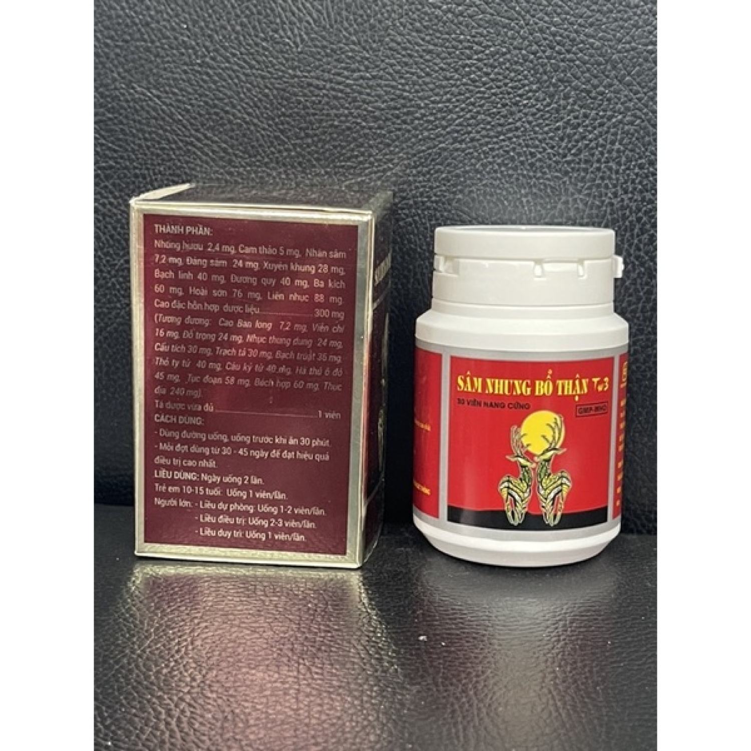 Sâm Nhung Bổ Thận Tw3 - Hộp 30 viên