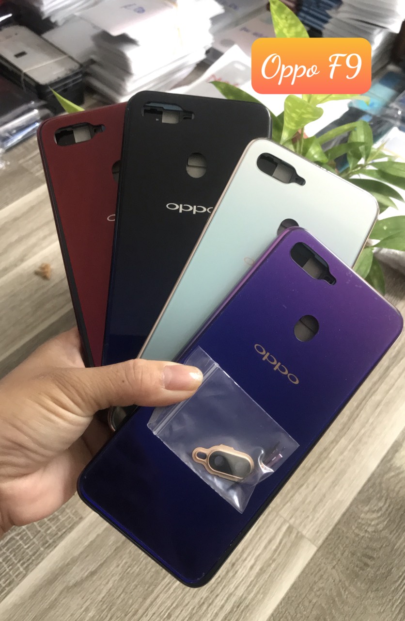 Bộ Vỏ sườn oppo F9 zin (kèm phím ,kính camera)