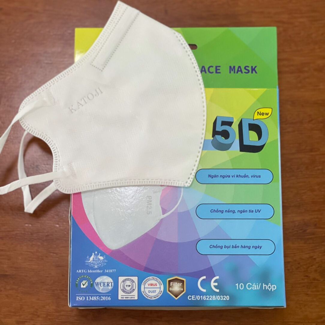 Combo 25 hộp Khẩu trang 5D KATOJI