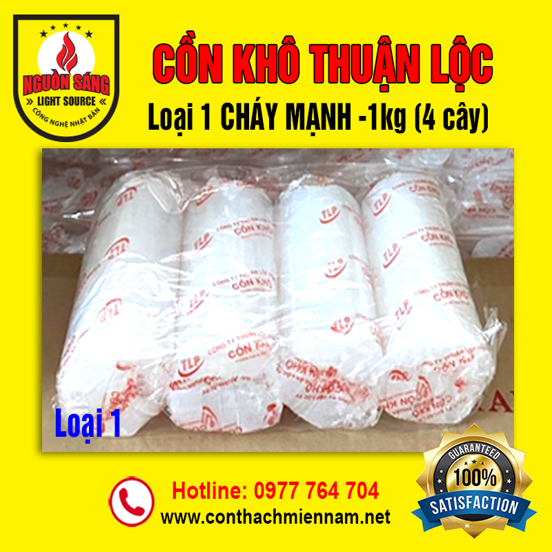 1 Thùng cồn khô loại 1 (10kg)