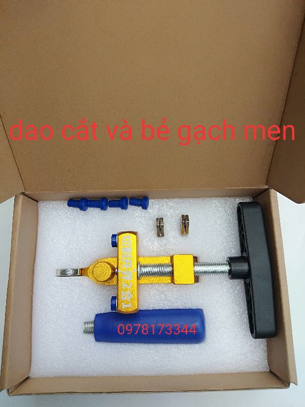 Dao cắt và bẻ gạch men