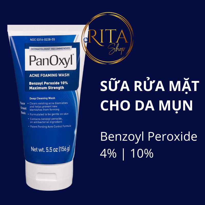 Sữa rửa mặt giảm mụn Panoxyl Creamy Acne Wash 4%