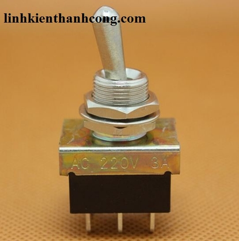 Công tắc gạt 6 chân kn3-3 220v-3a