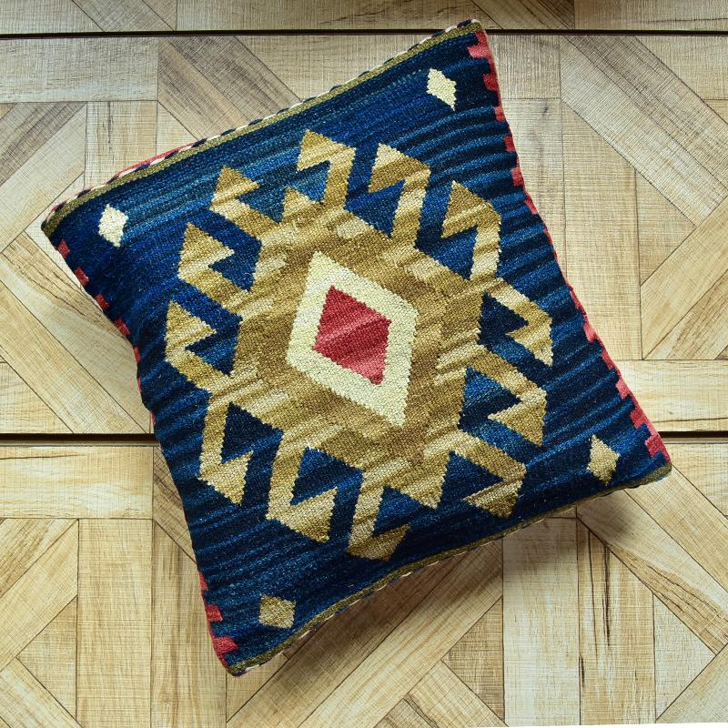 Kiểu Mỹ Làng Quê Kilim Cứng Lông Cừu 60cm Lớn Gối Tựa Đệm Bộ Bắc Orsia Phong Cách Gối Ôm Hiện Đại Dân Tộc