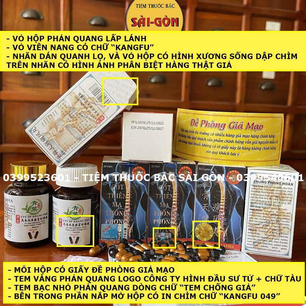 Tọa Cốt Thiên Ma Thống Phong Hoàn (HÀNG XỊN DATE MỚI VIÊN CÓ CHỮ)