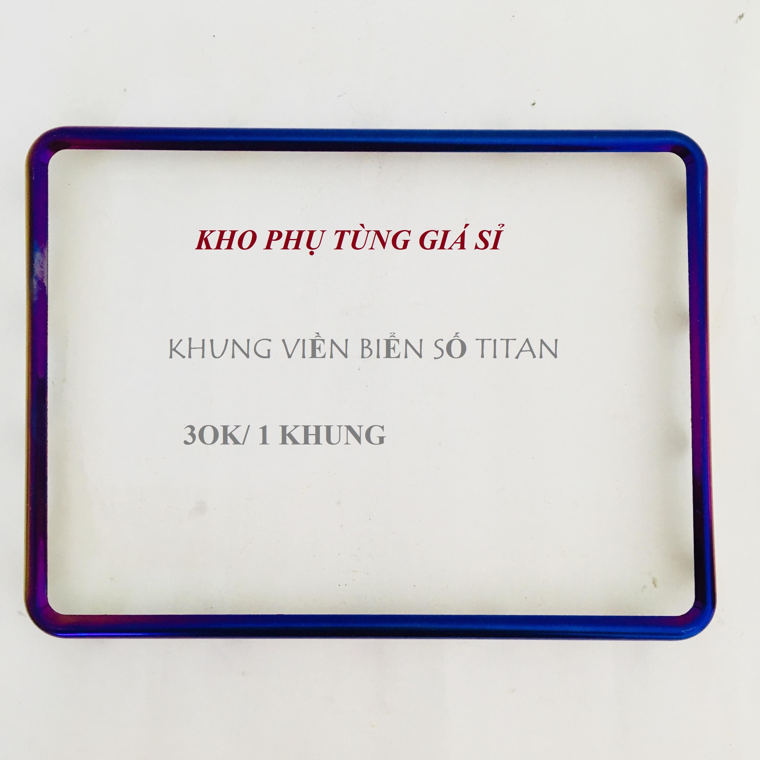VIỀN BIỂN SỐ INOX TITAN