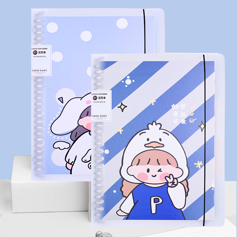 Sổ còng A5 B5, sổ Binder giấy caro dot refill làm sổ kế hoạch planner