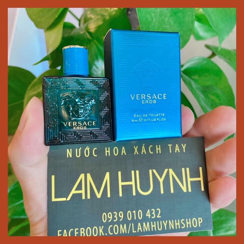 [CHÍNH HÃNG] Nước hoa mini VERSACE EROS xanh 5ml